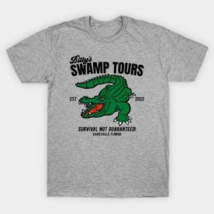 Billy's Swamp Tours, Survival Not Guaranteed T-Shirt